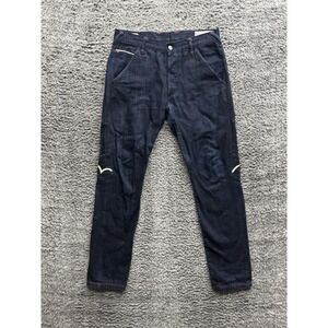 VTG Evisu Men's Denim Skinny Multi Pocket Jeans Size 30x32 Salvedge Denim‎